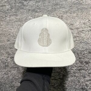 Vintage 2000s Jeezy Snowman‎ Hat Fitted Mens 7 3/4 White Embroidered Hip-Hop NEW